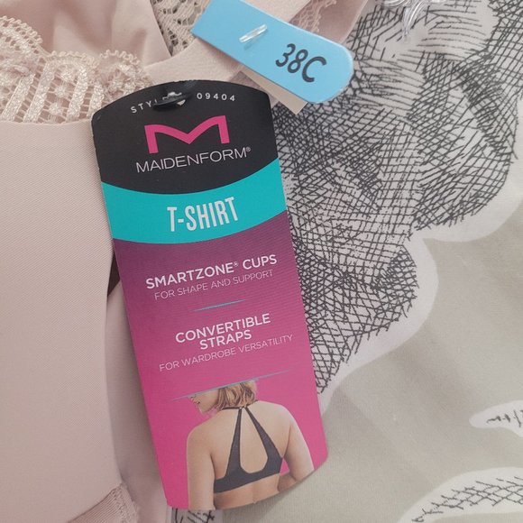 Maidenform "Nude" Convertible T Shirt Bra 38C NWT - Picture 2 of 11